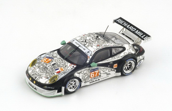 Модель 1:43 Porsche 911 GT3 RSR (997) №67 Le Mans 2014 IMSA Performance Matmut Maris - Merlin - Helary