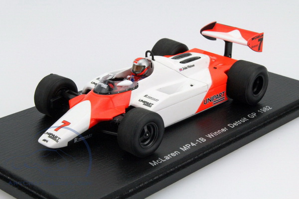 Модель 1:43 McLaren MP4/1B №7 Winner Detroit GP (John Watson)