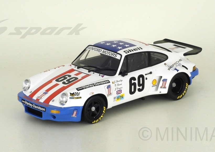Модель 1:43 Porsche 911 Carrera RSR №69 6th Le Mans (Jean Blaton - N.Faure - J.Cooper)