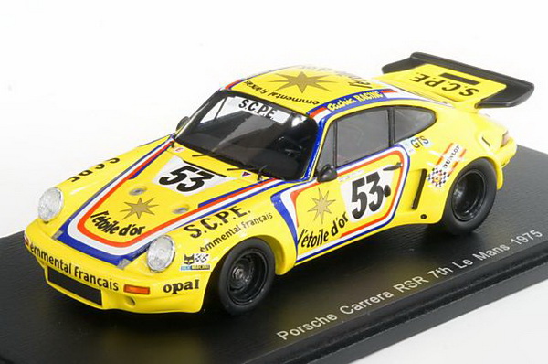 Модель 1:43 Porsche 911 Carrera RSR #53 Le Mans J. Borras - P. Moisson - H. Cachia