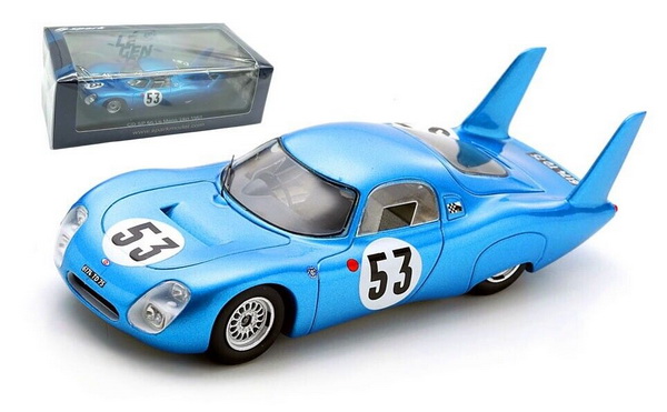 Peugeot CD SP66 Team S.E.C. Automobiles Cd N 53 24h Le Mans 1967 A.Guillaudin - A.Bertaud S4599 Модель 1:43