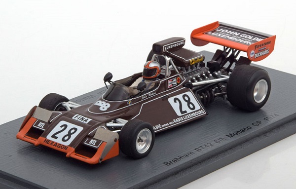 Модель 1:43 Brabham BT42 №28 GP Monaco (John Watson)