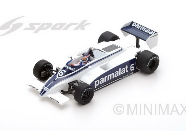 Модель 1:43 Brabham Ford BT49 №6 «Parmalat» 7th Argentinian GP (Ricardo Zunino)
