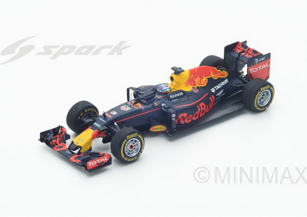 Модель 1:43 Red Bull Racing TAG-Heuer RB12 №3 Winner GP Malaysia (Daniel Ricciardo)