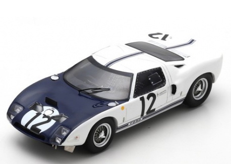 Модель 1:43 Ford GT40 №12 24h Le Mans (Joseph «Jo» Schlesser - Richard Attwood)