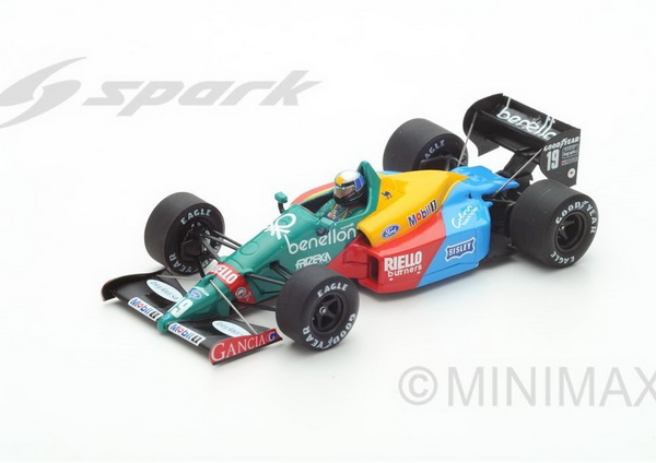 Модель 1:43 Benetton Ford B188 №19 3rd British GP (Alessandro Nannini)