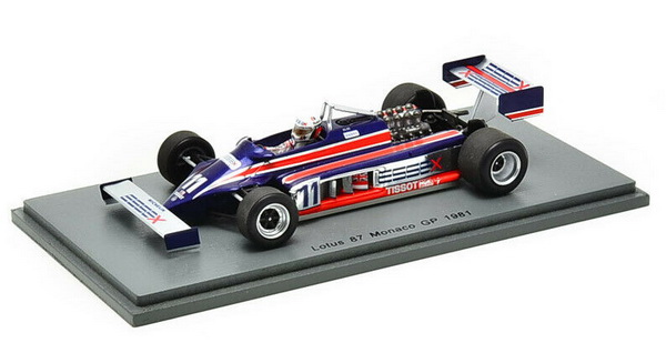 Модель 1:43 Lotus Ford 87 №11 Monaco GP (Elio de Angelis)