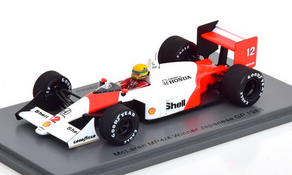 Модель 1:43 McLaren Honda MP4/4 №12 Winner GP Japan (Ayrton Senna)