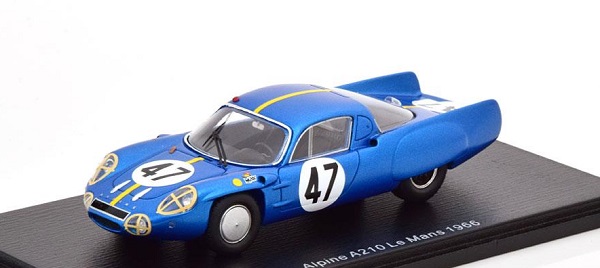 Renault Alpine A210 №47, 24h Le Mans 1966 Jansson/Toivonen S5476 Модель 1:43