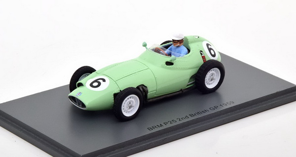 Модель 1:43 BRM P25 №6 2nd British GP (Stirling Moss)