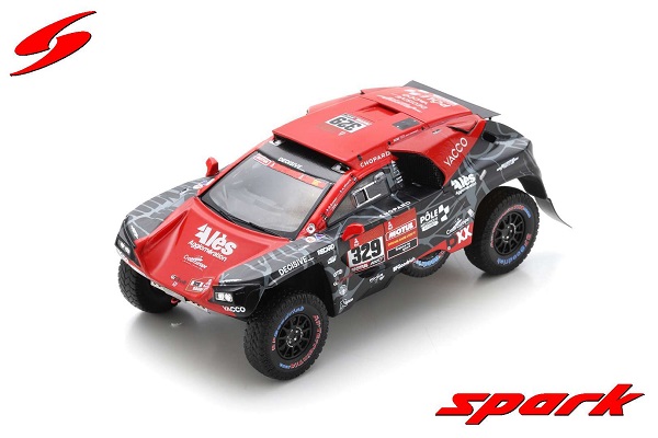buggy - dxx n 329 rally dakar - 2020 - r.dumas - a.winocq - grey red S5882 Модель 1:43