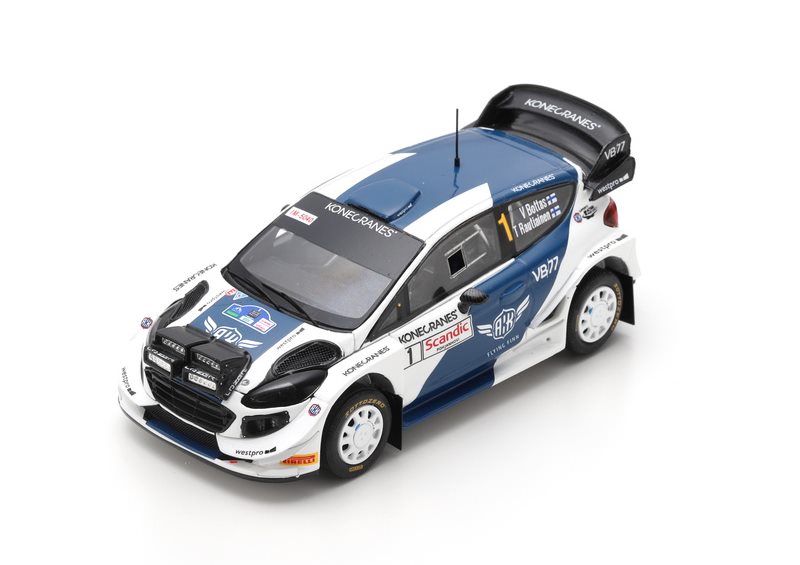 Модель 1:43 Ford Fiesta WRC №1 Arctic Lapland Rally (Valtteri Bottas - Timo Rautiainen)