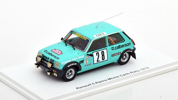 Модель 1:43 Renault 5 Alpine №28 «Calberson» Rallye Monte-Carlo (Saby - Guegan)
