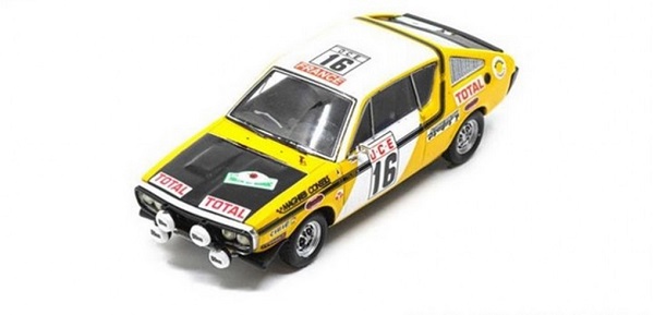 Модель 1:43 Renault R17 №16 Rally Du Maroc 1976 J.Prive - Tilber