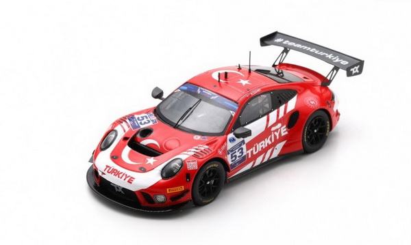 Porsche 991 911 GT3 R №53 Team Turkey FIA Motorsport Games Sprint Cup Paul Richard (A.Guven) S6326 Модель 1:43
