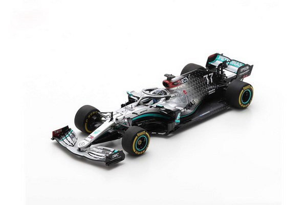 Модель 1:43 Mercedes-AMG F1 W11 EQ Performance №77 Barcelona Test (Valtteri Bottas)