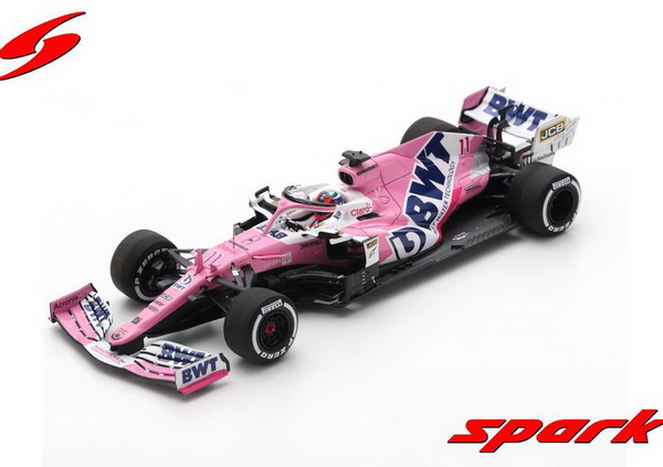 Модель 1:43 BWT Racing Point RP20 #11 BWT Racing Point F1 Team Winner Sakhir GP 2020 Sergio Perez