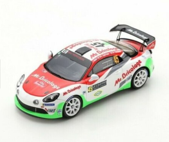 Модель 1:43 Alpine A110 Rally RGT #45 Rally Monte Carlo 2021 P. Baffoun - A. Dunand