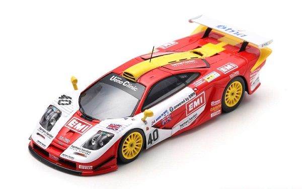 Модель 1:43 McLAREN - F-1 GTR 6.0l V12 Team Guld Davidoff N 40 24h Le Mans 1998 Steve O'rourke - Tim Sugden - Bill Auberlen - Red White