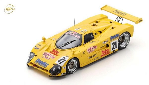 Модель 1:43 Spice SE89c 3.5l V8 Team Spice Engineering N 21 24h Le Mans 1989 G.Spice - R.Bellm - L.S.James