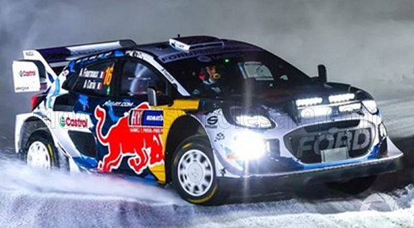 ford england - puma rally1 team m-sport ford world rally team n 16 3rd rally sweden 2024 adrien fourmaux - alexandre coria S6867 Модель 1:43