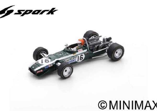 Cooper T86B #16 British GP 1968 Robin Widdows