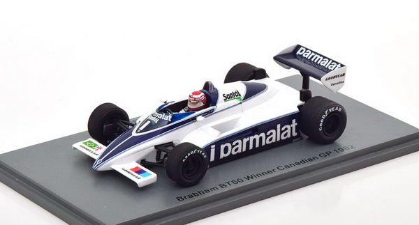 Brabham BT50 №1 «Parmalat» Winner Canadian GP (Nelson Piquet) S7116 Модель 1:43