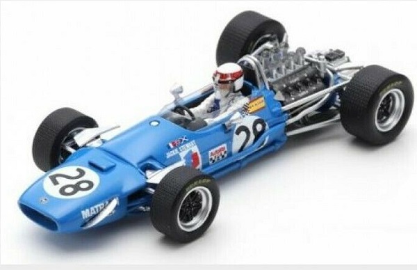 Модель 1:43 Matra MS10 №28 3rd GP France (Jackie Stewart)