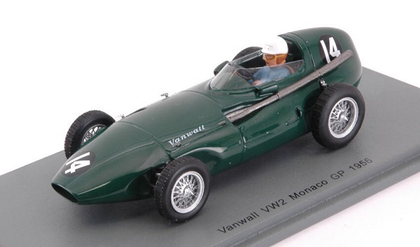 Модель 1:43 Vanwall VW2 №14 GP Monaco (Maurice Bienvenu Jean Paul «Le Petoulet» Trintignant)