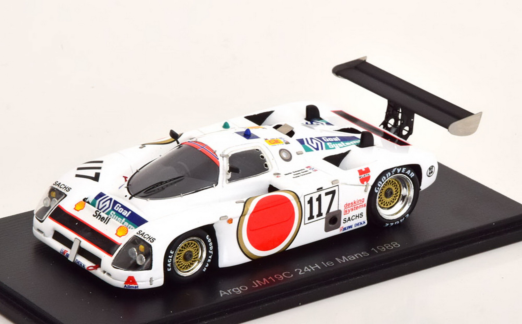 Модель 1:43 Argo JM19C №117 24h Le Mans (Schanche - Smith - Donovan) (с деколями)