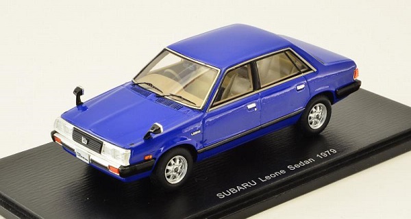 subaru leone (4-door) sedan 1.8 - blue S7356 Модель 1:43