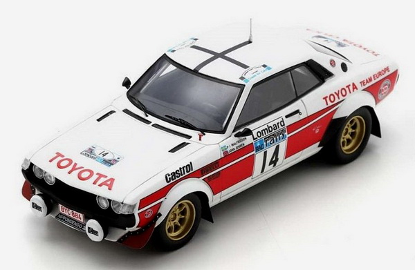 Toyota Celica 2000GT N 14 Rally Rac Lombard - 1977 - P.I.Walfridsson - J.Jensen S7723 Модель 1:43