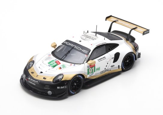 Модель 1:43 Porsche 911 RSR №91 2nd LMGTE Pro class 24h Le Mans (R.Lietz - G.Bruni - Frederic Makowiecki)