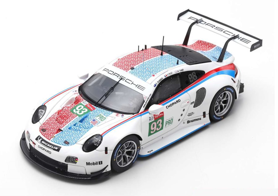 Модель 1:43 Porsche 911 RSR №93 3rd LMGTE Pro class 24h Le Mans (Patrick Pilet - Earl Bamber - N.Tandy)