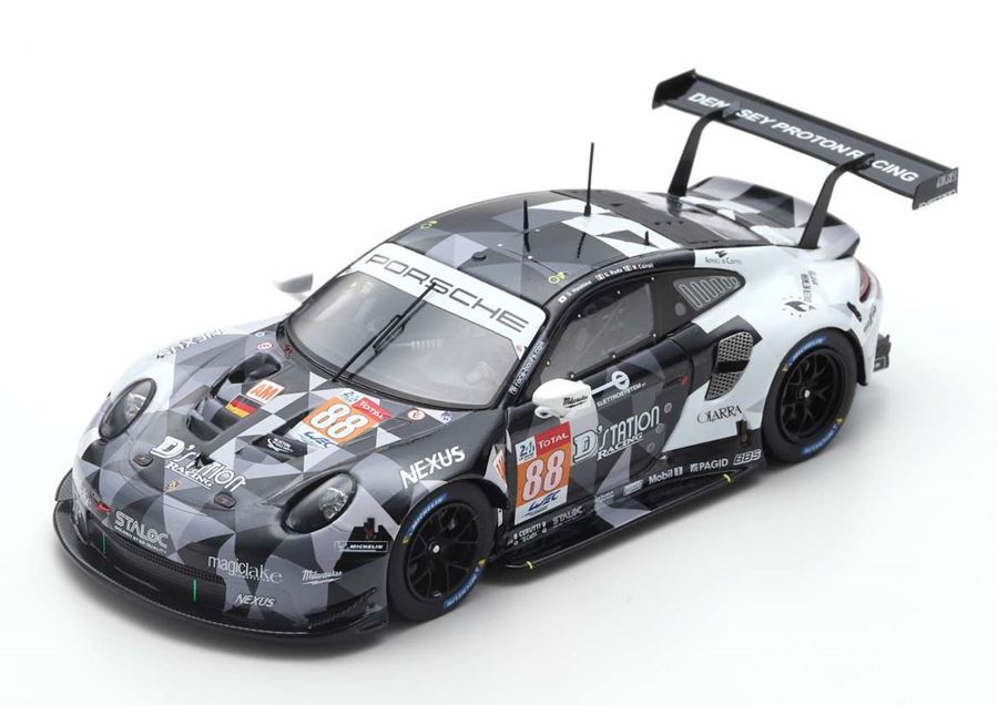 Модель 1:43 Porsche 911 RSR №88 Pole Position LMGTE Am Class 24h Le Mans (Satoshi Hoshino - Giorgio Roda - Matteo Cairoli)