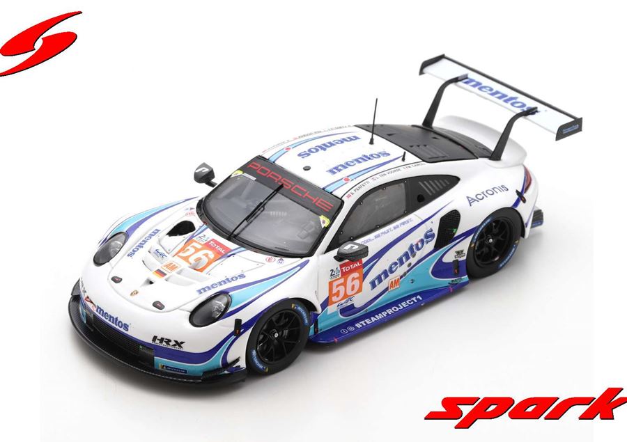 Porsche 911 RSR #56 Team Project 1 24H Le Mans 2020 S7987 Модель 1:43