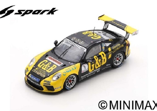 Porsche 911 GT3 Cup №1 Porsche Carrera Cup Scandinavia Champion (Lukas Sundahl) S8498 Модель 1:43
