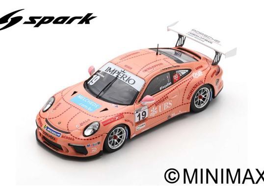 Модель 1:43 Porsche 911 GT3 Cup №19 «Pink Pig» Porsche Carrera Cup Brazil (T.Filho - R.Mello)