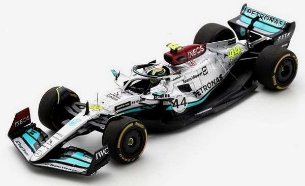 Модель 1:43 Mercedes W13 AMG #44 GP Belgium 2022 Lewis Hamilton