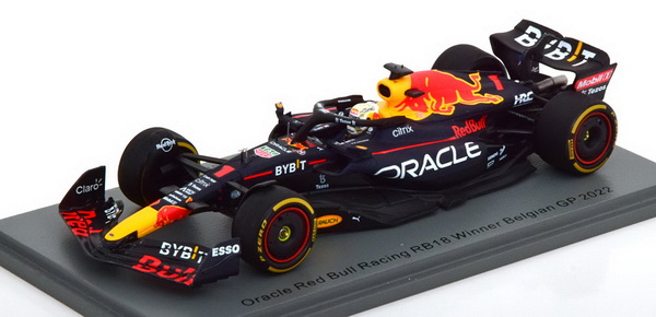 Модель 1:43 Red Bull RB18 Winner GP Belgium World Champion 2022 Verstappen