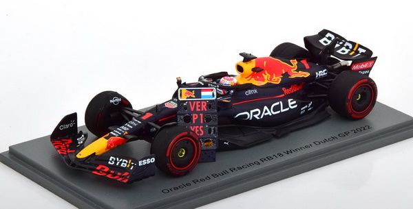 Модель 1:43 Red Bull RB18 Winner GP Netherlands World Champion 2022 Verstappen