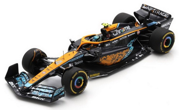 Модель 1:43 McLaren MCL36 Mercedes Team Mclaren N 4 6th Abu Dhabi GP 2022 Lando Norris