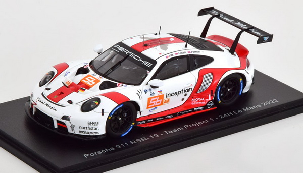 Porsche 911 RSR-19 №56 Le Mans (B.Iribe - O.Millroy - B.Barnicoat) S8649 Модель 1:43