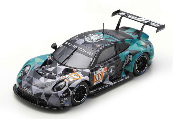 Porsche 911 991-2 RSR-19 4.2l Team Proton Competition N 88 24h Le Mans 2023 J.Ried - H.Tincknell - D.Yount - Black Blue