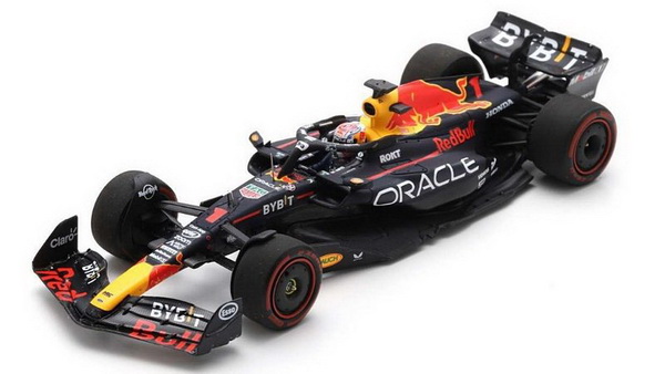 Red Bull RB19 Team Oracle Red Bull Racing №1 (40th Career Victory) Winner Spain GP 2023 Max Verstappen S8910 Модель 1:43