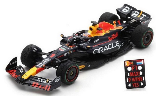 Модель 1:43 Red Bull Rb19 Team Oracle Red Bull Racing №1 Winner Holland GP 2023 Max Verstappen - Matt Blue