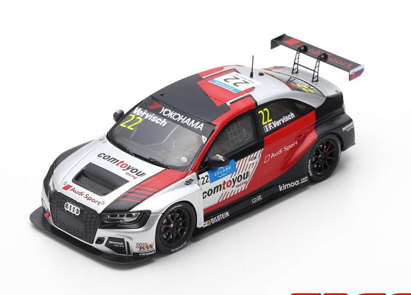 Модель 1:43 Audi RS3 LMS #22 Winner Race 1 WTCR Slovakia Ring 2019 Frederic Vervisch