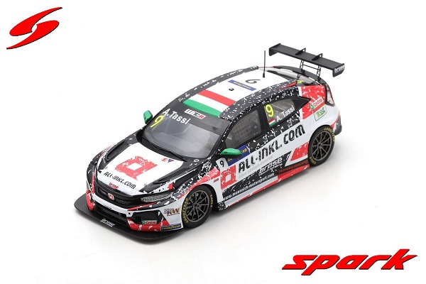 Модель 1:43 Honda - Civic Type-R Tcr Team Munnich Motorsport N 9 3rd Race 2 Wtcr Nurburgring - 2020 - A.Tassi - White Black Red