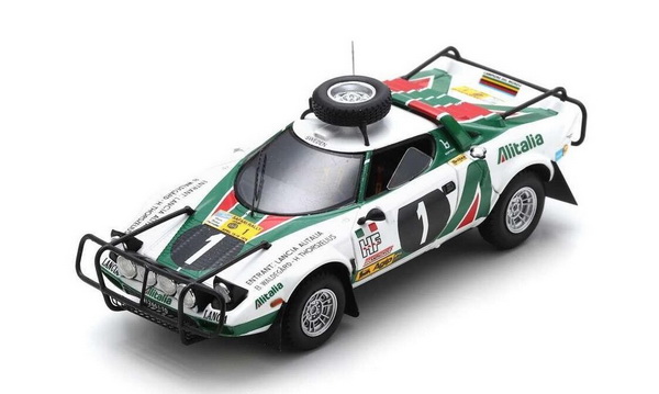 Lancia - Stratos Hf Alitalia (Night Version) N 1 Rally Safari - 1976 - B.Waldegard - H.Thorszelius S9085 Модель 1:43