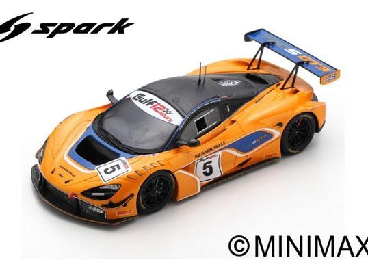 Модель 1:43 McLaren 720S GT3 №5 McLaren Motorsport 8th Gulf 12h (Ben Barnicoat - Alvaro Parente - Shane van Gisbergen)